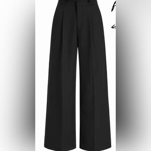 Cider Black Wide-Leg Pantsuit